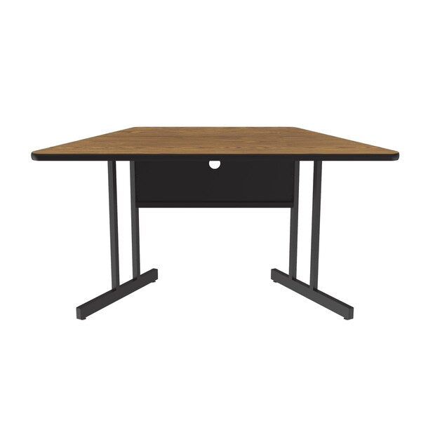 Trapezoid Computer or Training Desk Height Work Station, 30