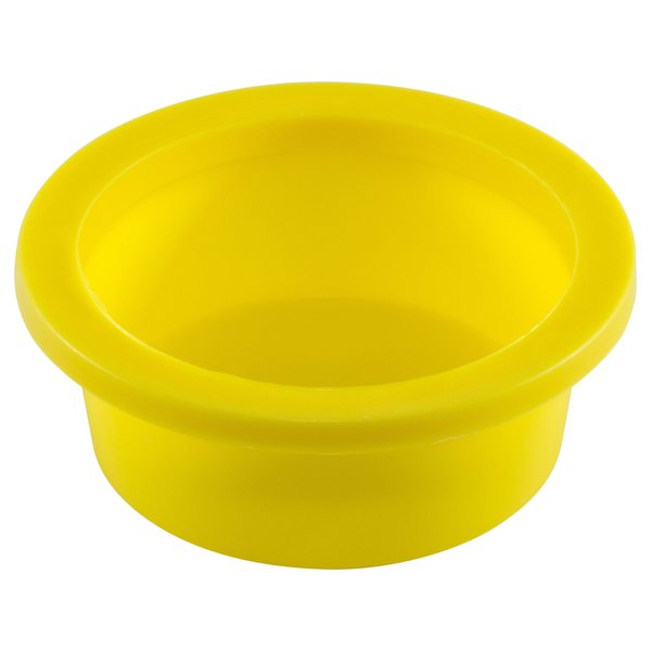 Yellow Plastic Tapered Cap .174