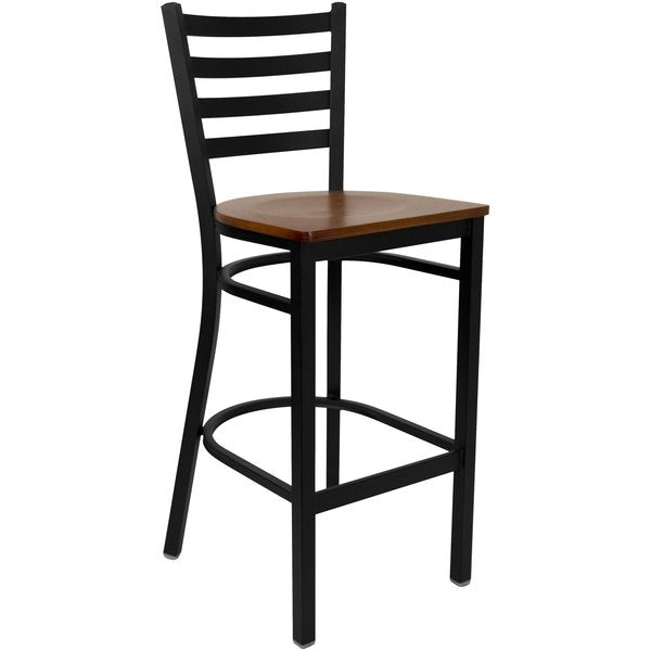 Restaurant Stool, Ladder Back, Chy Seat