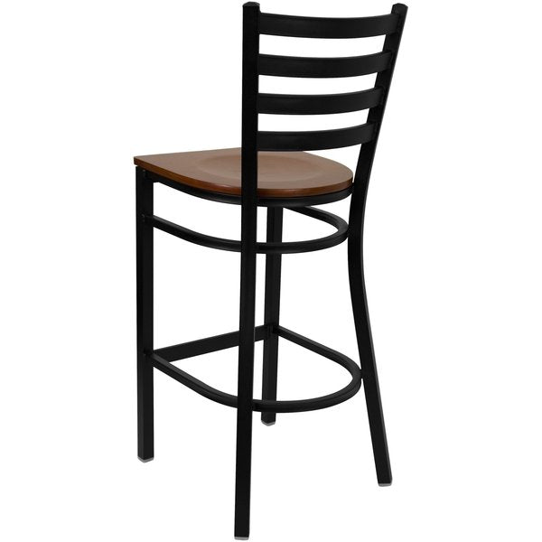 Restaurant Stool, Ladder Back, Chy Seat