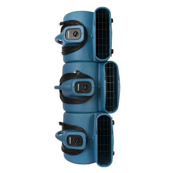 1 HP, 3600 CFM, 8.5 Amps, 4 Positions, 3 Speeds Air Mover