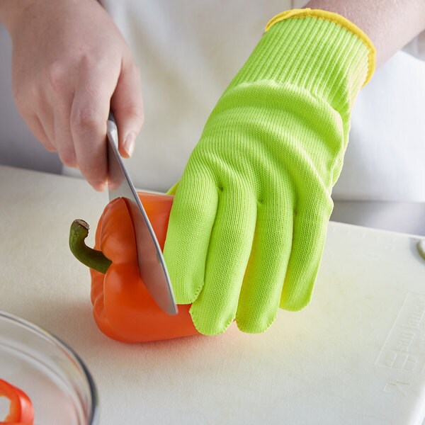 Cut Resistant Gloves, A4 Cut Level, Uncoated, S, 1 PR