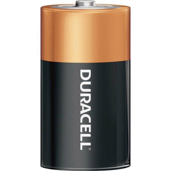Coppertop D Alkaline Battery, 1.5V DC, 12 Pack
