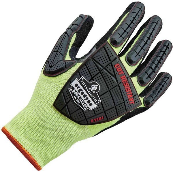 Coated Gloves, Nitrile, Dry/Oily/Wet, L, PR