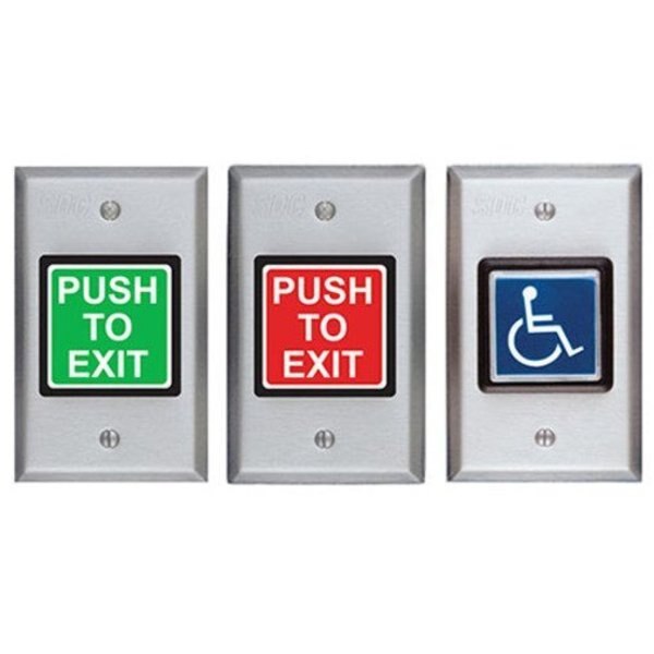 Push to Exit Button, 2-7/8 in. W