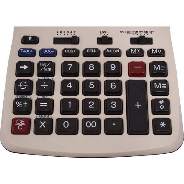 Portable Calculator, LCD, 12 Digits