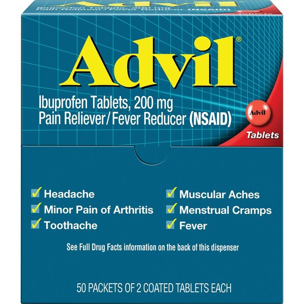 Advil Pain Relief, Tablet, 200mg