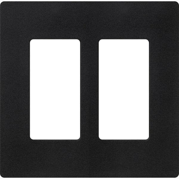 Designer Wall Plates, Number of Gangs: 2 Satin Finish, Midnight