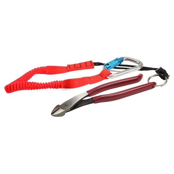 Ironworker's Diagonal Cutting Pliers, with Tether Ring, 8-Inch