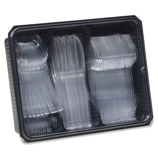 Disposable Cutlery Set, Unwrapped, PK10