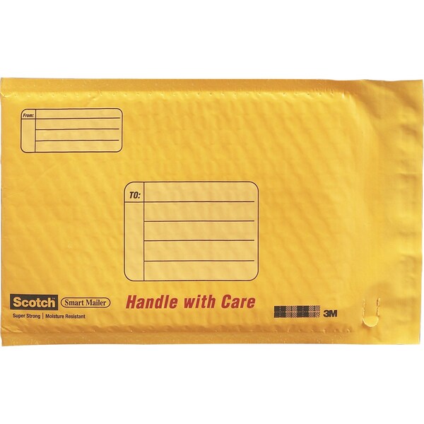 Scotch Poly Bubble Mailer 8913-25, PK25