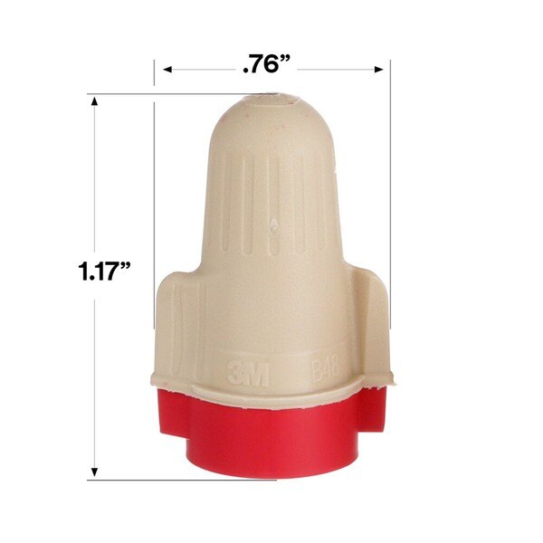 Twist On Wire Connector, 18-12 AWG, PK750