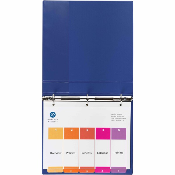 AveryÂ® Ready IndexÂ® Table of Contents Dividers 11131, 5-Tab Set