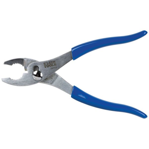 8 in Slip Joint Plier, Tether Capable, 1.25 in Jaw