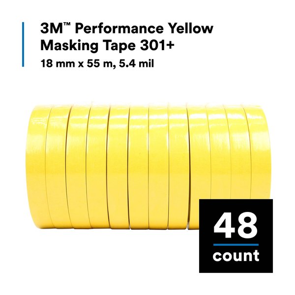 Masking Tape, Yellow, 45/64