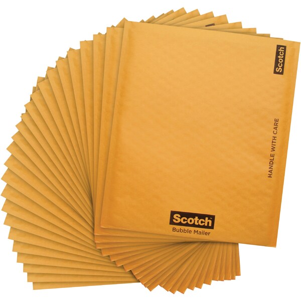 Scotch Bubble Mailer 7914-25-CS, 8.5