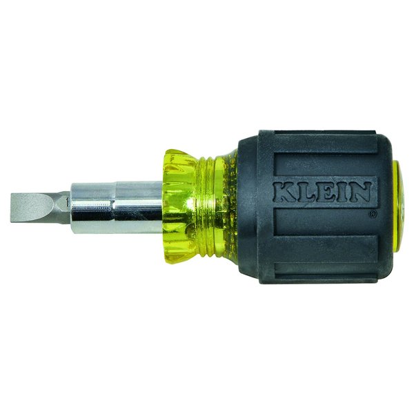 Multi-Bit Screwdriver / Nut Driver, 6-in-1, Stubby, Ph, Sl Bits