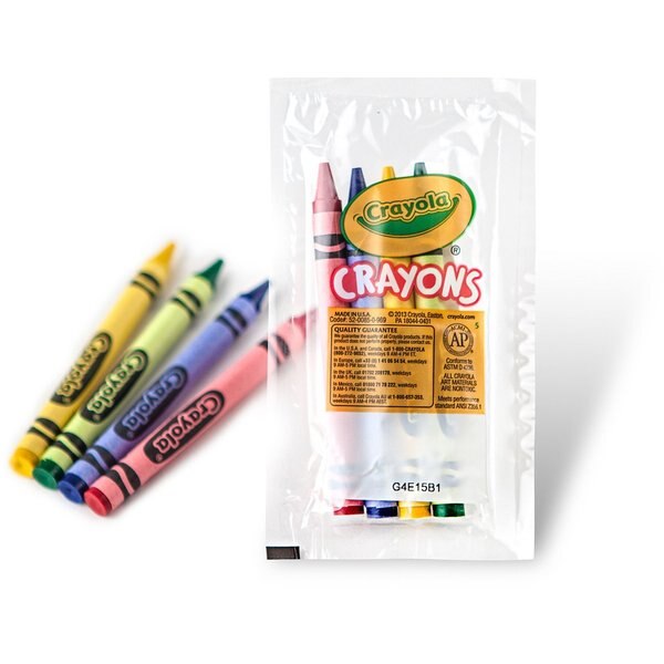 Crayons, Cello Pack, 4, PK360