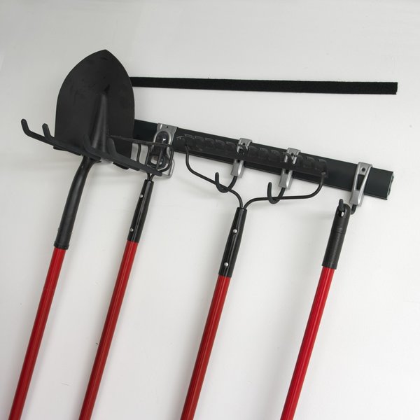 Reclosable Fastener, Rubber Adhesive, 15 ft, 2 in Wd, Black