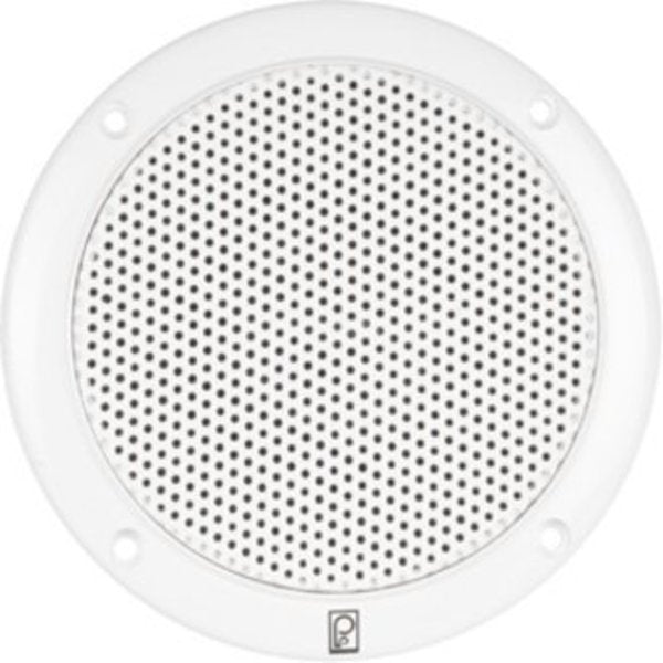 Outdoor Speakers, White, 2-1/2in.D, 40W, PR