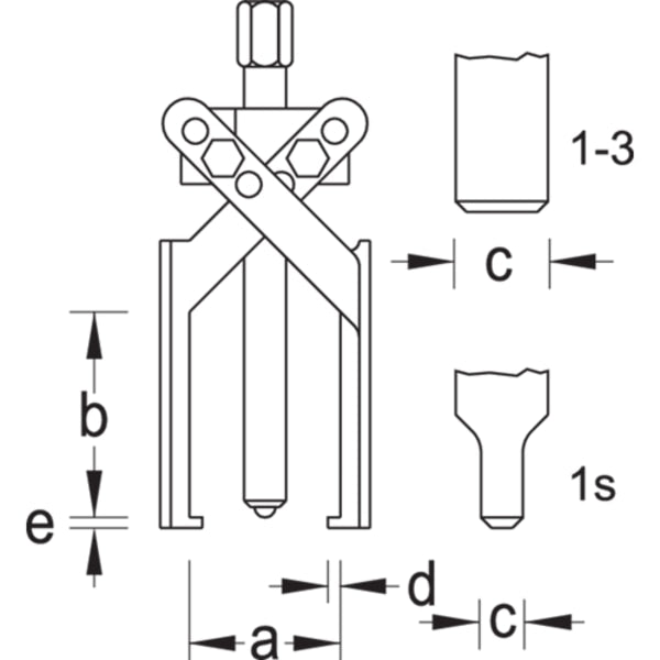 Puller, 80 x 85mm