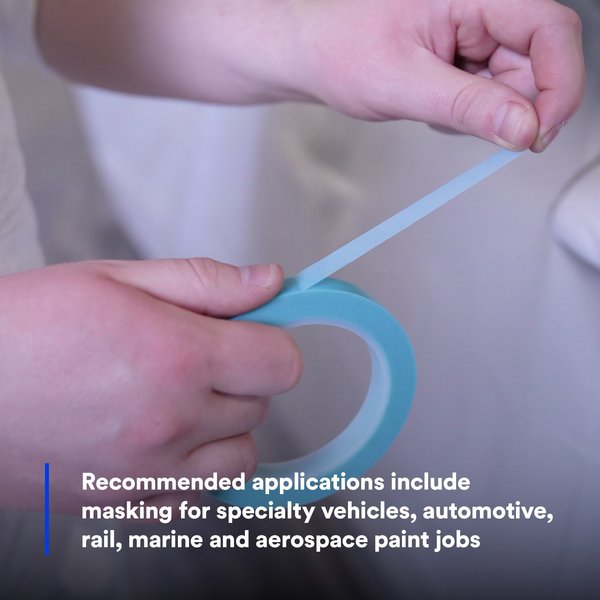 Fine Line Tape, Blue, 1 In. x 36 Yd., PK36