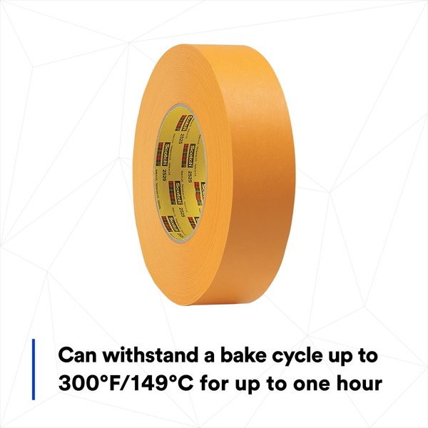 Masking Tape, Orange, 60 yd., PK24