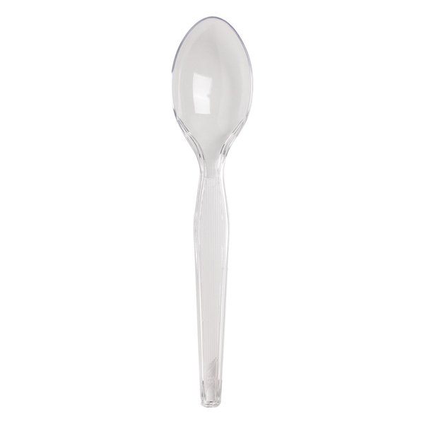 Disposable Spoon, Crystal, Heavy Weight, PK1000