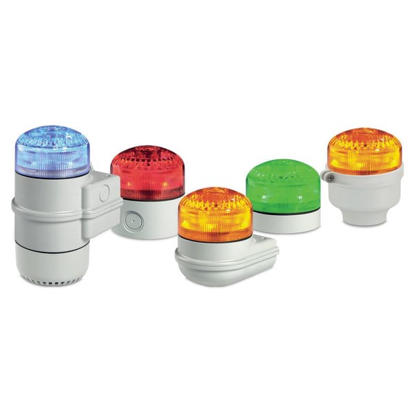 Beacon Warning Sounder Light, Amber, LED