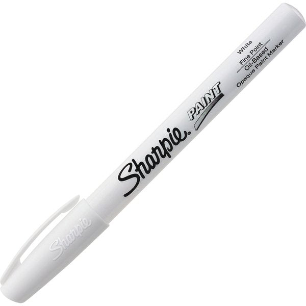 Permanent Paint Marker, Fine Tip, White Color Family, Paint