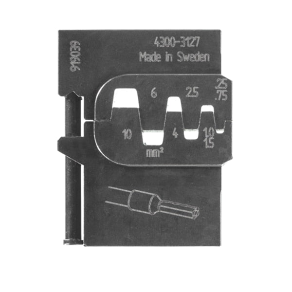 Module Insert, Conductor End-Sleeves, Capacity: 2 to 0 AWG