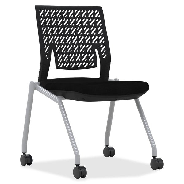 Thesis Nesting Chair, Tablet, Arms, Blk