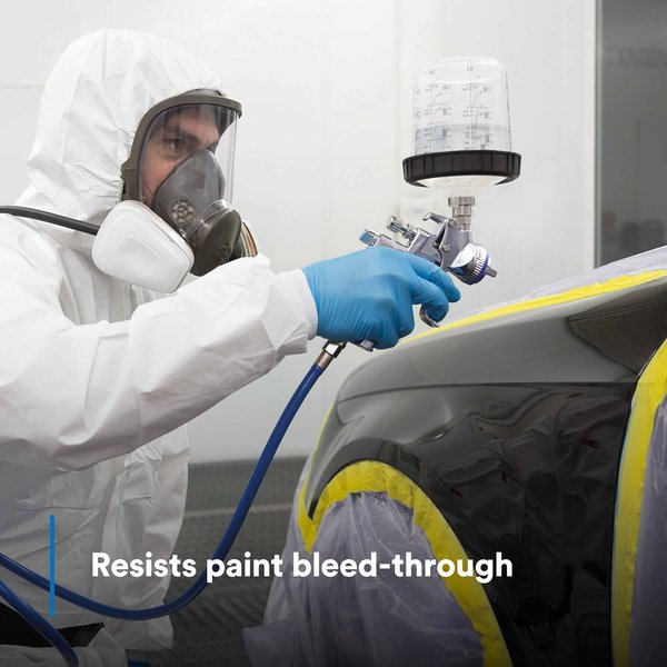 Masking Tape, Yellow, 1-13/32inx60yd, PK24