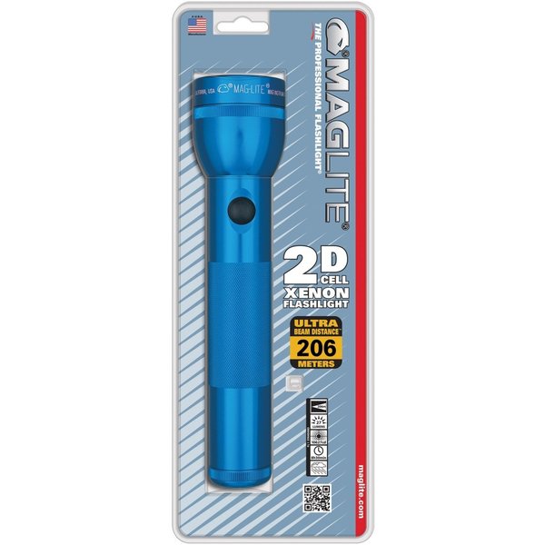 Blue No Xenon Industrial Handheld Flashlight, 27 lm