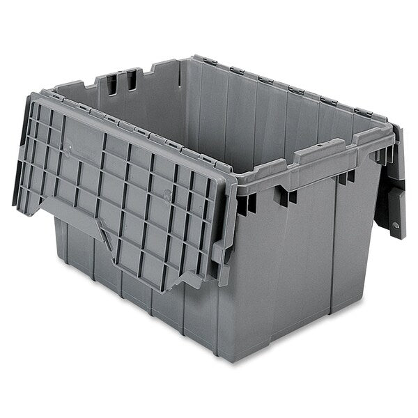 Storage Container, 12 Gal, Attached Lid