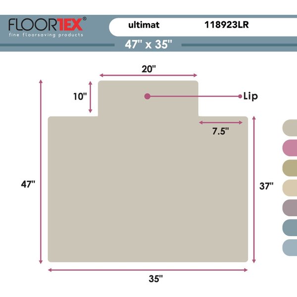 Desktex AntiS Polycarb Rnd, 8