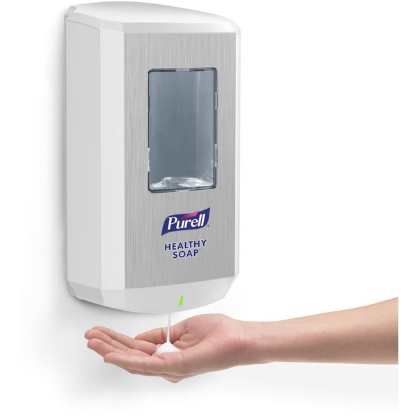 Soap Dispenser, Wall Mount, Automatic, Touch-Free, White