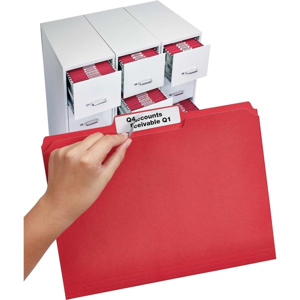 AveryÂ® White Extra-Large File Folder Labels for Laser and Inkjet Printers 5027, 15/16