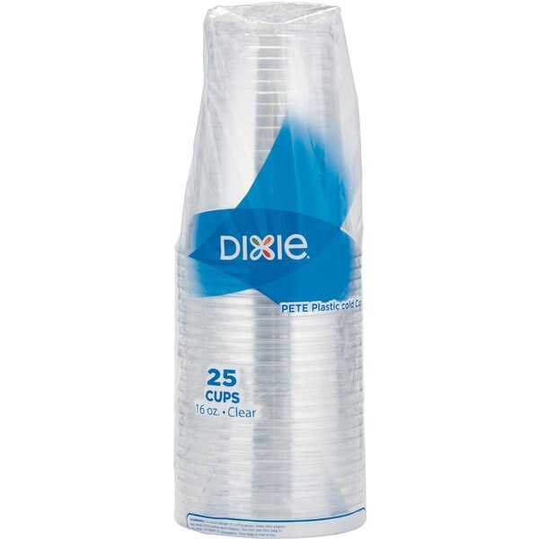 Disposable Cold Cup, 16 oz, Clear, PK500