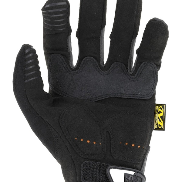 M-Pact Impact Resistant Work Gloves, Vibration Absorption, TPR, Black/Gray, Large, 1 Pair