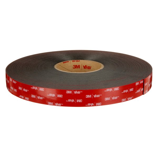 Double Sided VHB Tape, Foam, Black, PK9