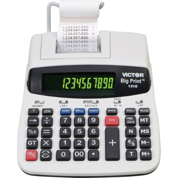Commercial Calculator, Printing, 9-1/2in.L