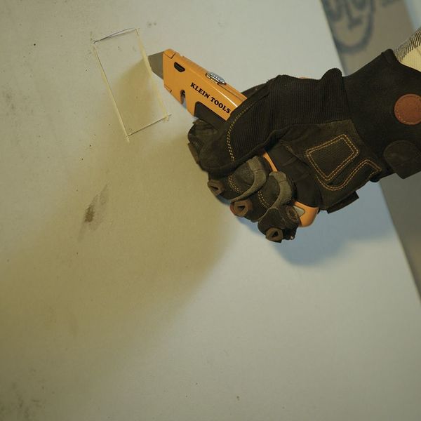 Utility Knife, Retractable, Utility, General Purpose, Rubber, 7 in L.