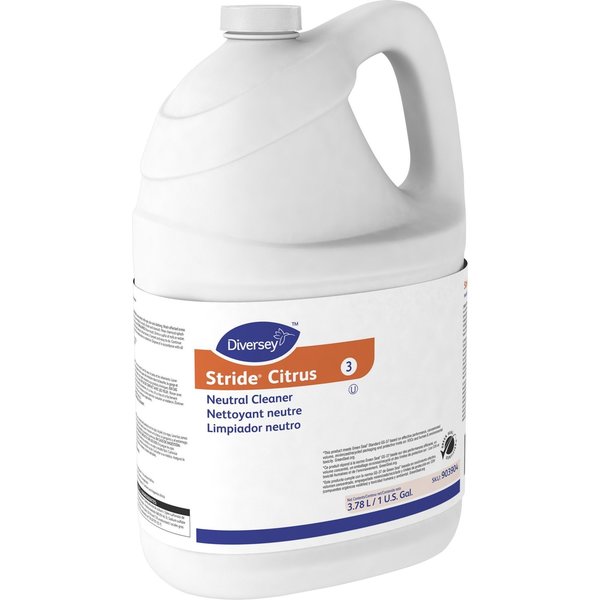 Floor Cleaner, Neutral, Jug, 1 gal, Concentrated, Citrus