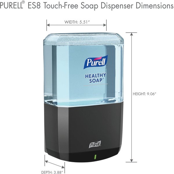 Touch-Free Soap Dispenser 1200mL - Graphite