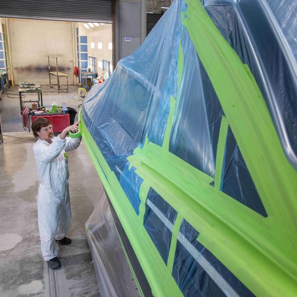 Masking Tape, Green, 1-13/32in x60yd, PK16