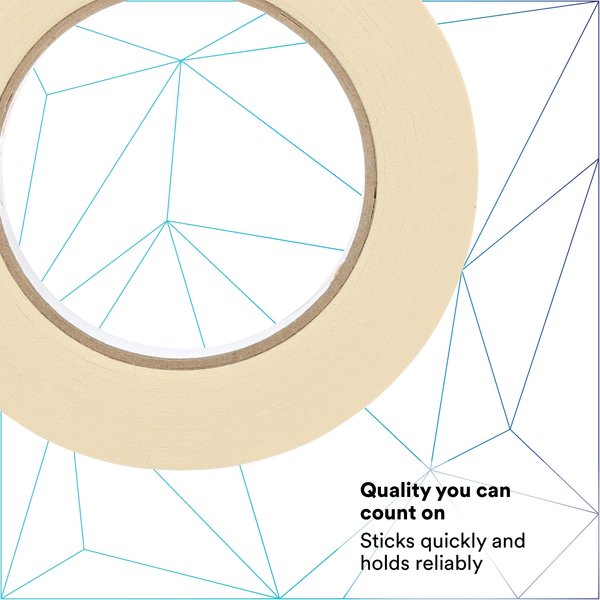 Masking Tape, Natural, 18mm x 55m, PK48