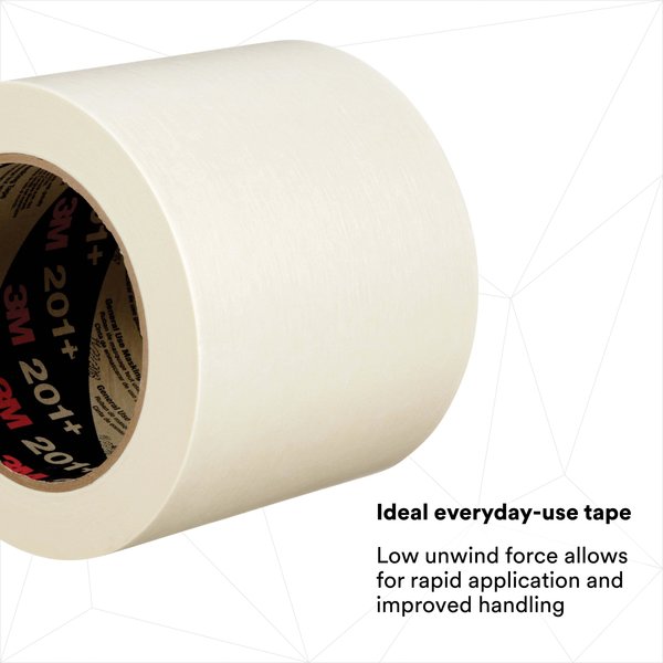 Masking Tape, Tan, Rubber, 3-25/32
