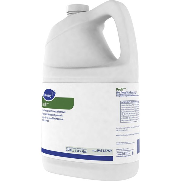 Floor Cleaner, 1 gal., Surfactant, White