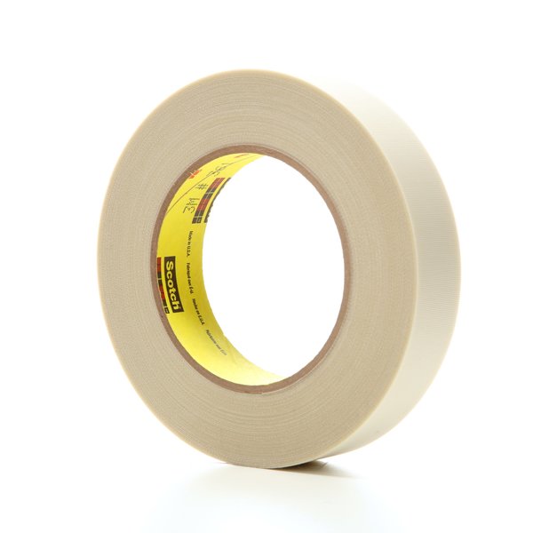 Cloth Tape, 1 In x 60 yd, 7.5 mil, White